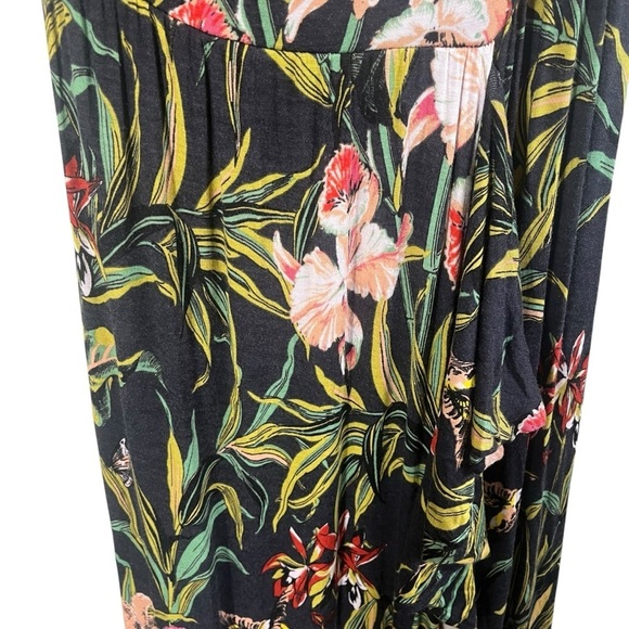 MAEVE x ANTHROPOLOGIE Gabriela Ruffled Faded Tropical Floral Maxi Dress - Picture 7 of 14